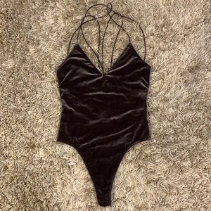 TOBI | XS / 0 | Velvet bodysuit
